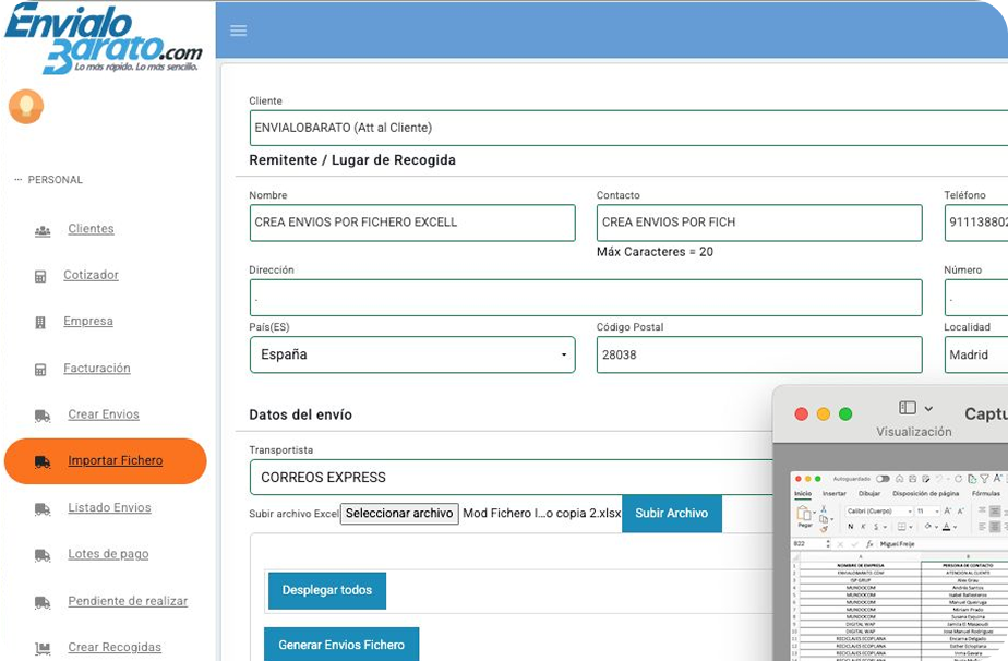 Envíos Masivos - EnvíaloBarato
