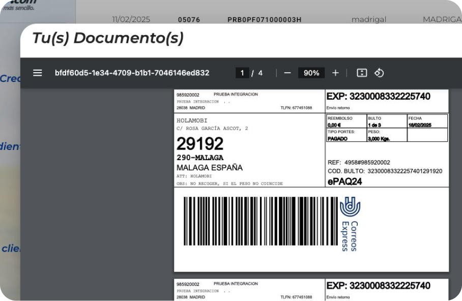 Etiquetas al Instante - EnvíaloBarato